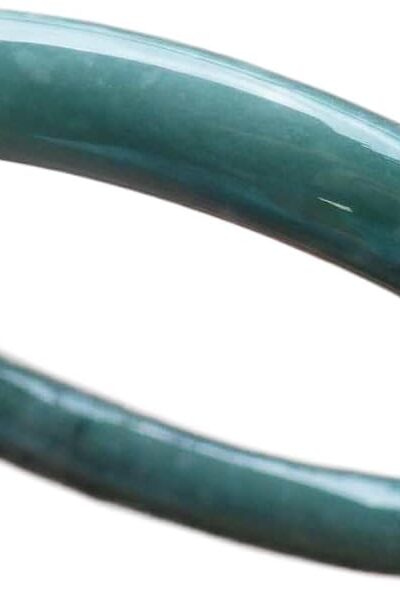 Video Certified Icy Green A JADE Jadeite Circle Bangle Bracelet 57mm