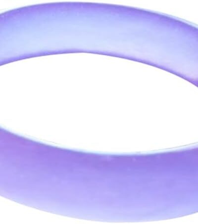 Natural Feng Shui Jade Bangle for Women Genuine Pink Purple Bracelet Safe and Auspicious Perfect Fit 58-62mm